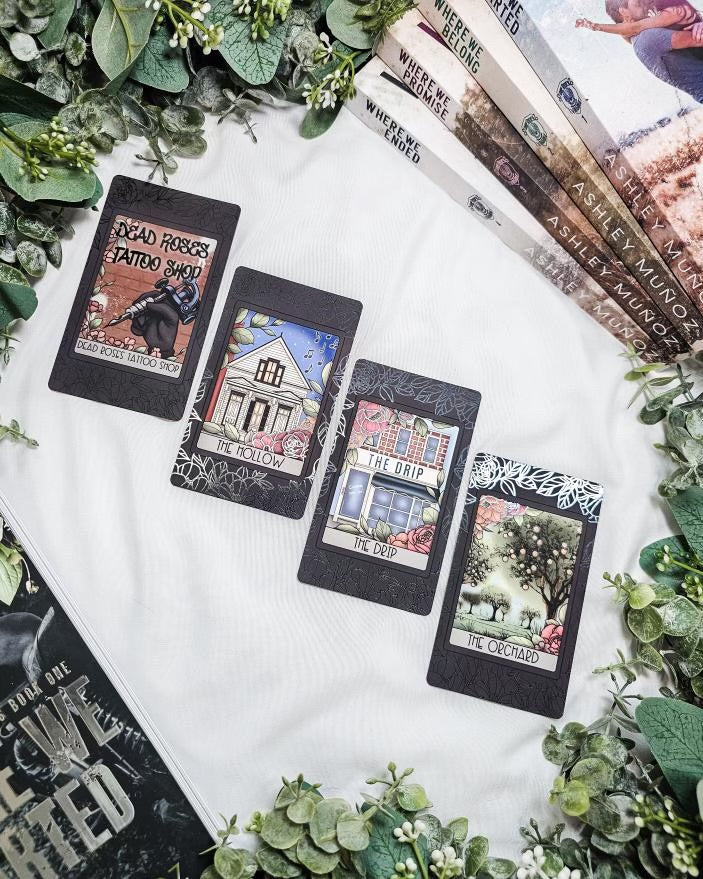 Ashley Muñoz Book Locations Black Chrome Foil Tarot Set (SPECIAL EDITION - ONE RUN ONLY)