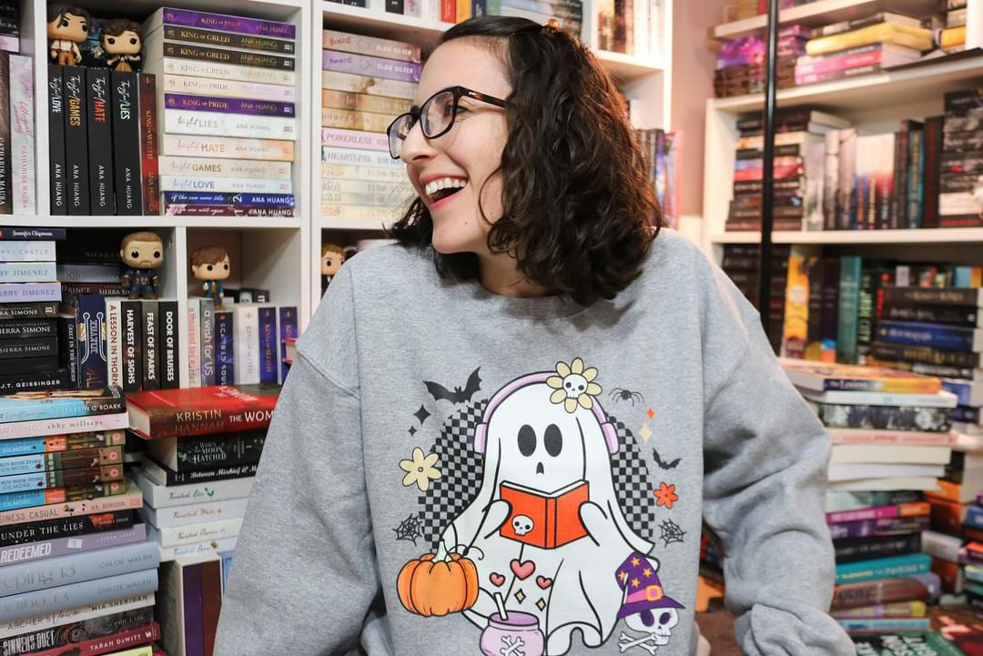 Ghost Audiobook Reader Sweatshirt