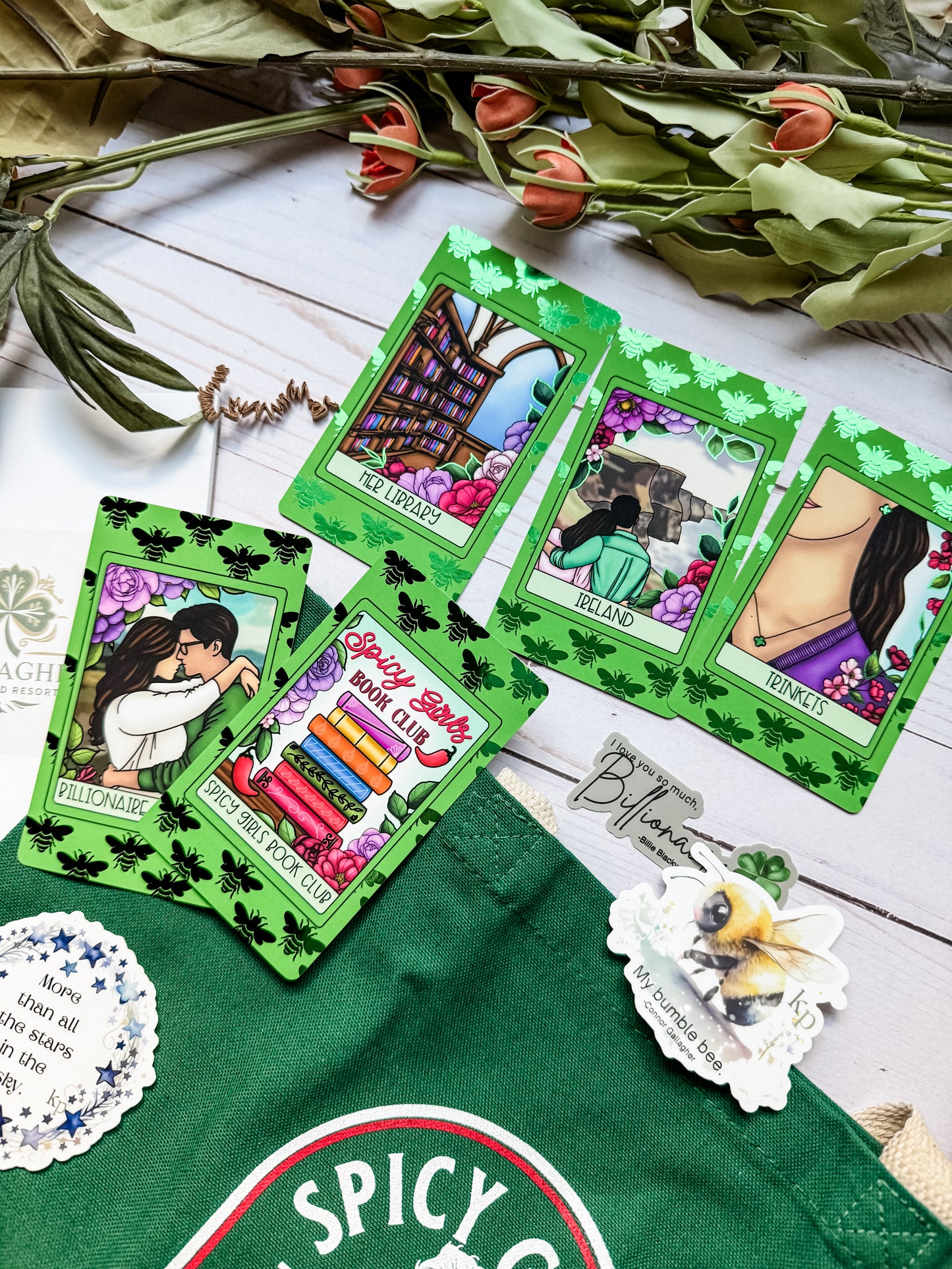 When We Bloom by Kristen Proby FOILED Tarot Set (LIMITED EDITION / ONE RUN ONLY)