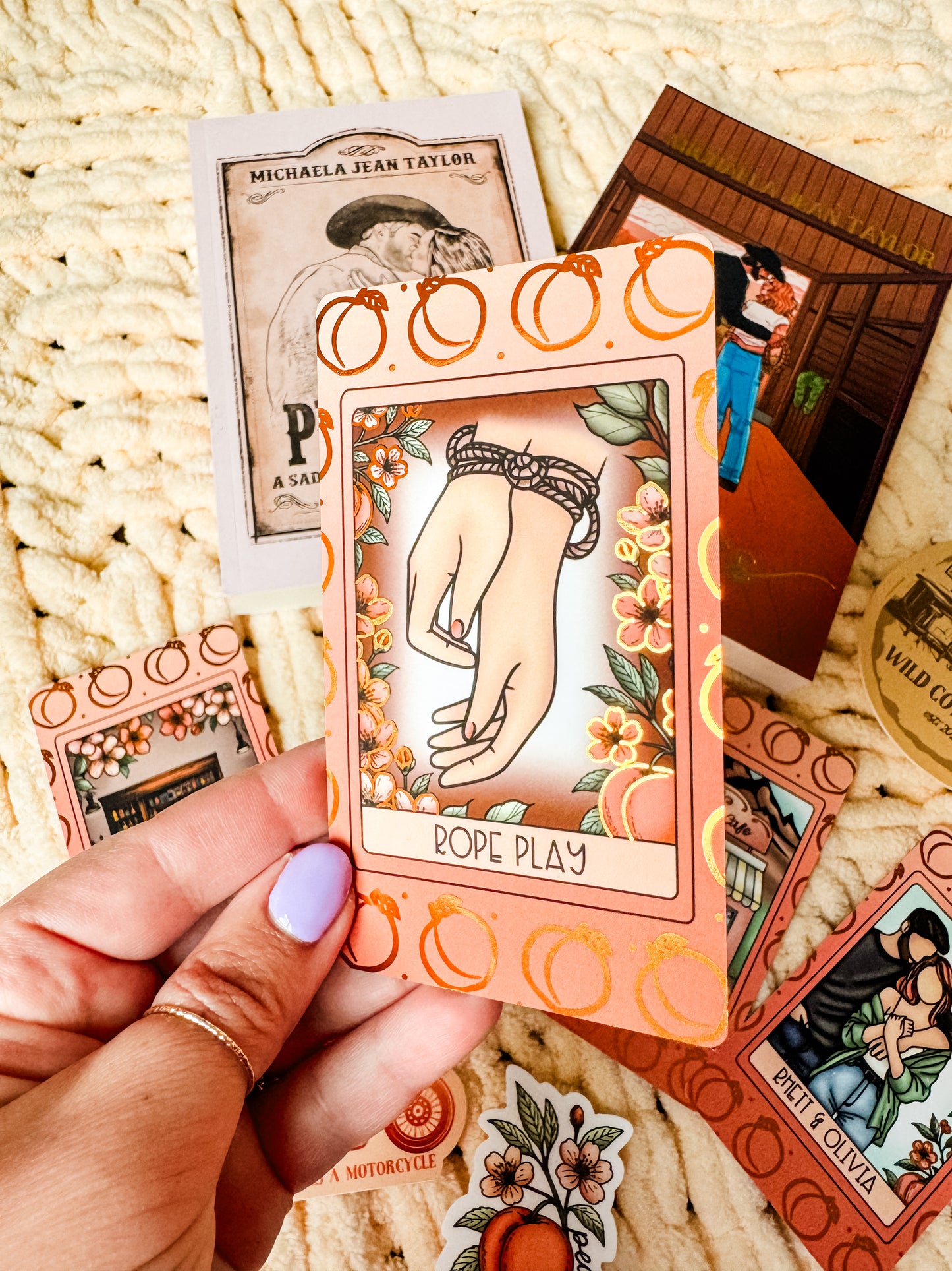 Peaches by Michaela Jean Taylor FOILED Tarot Set (LIMITED EDITION / ONE RUN ONLY)