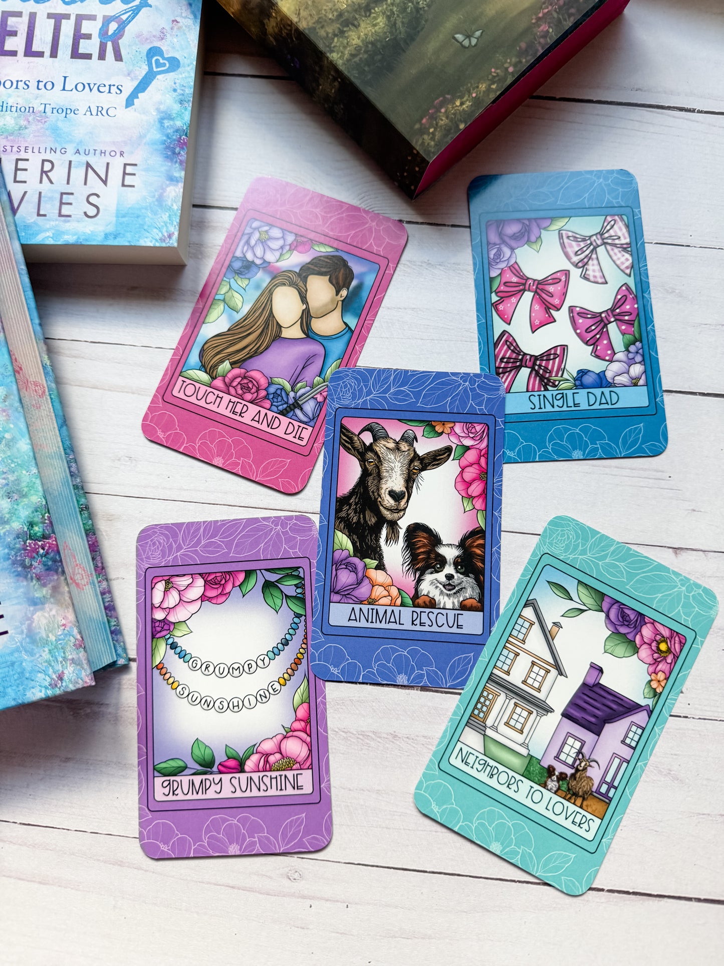 Chasing Shelter by Catherine Cowles Tarot Card Set