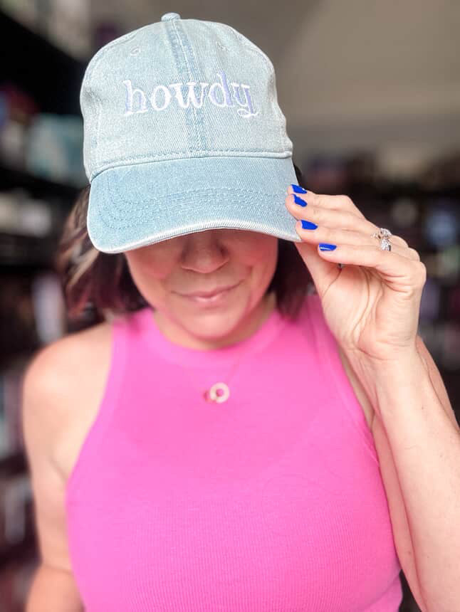 Howdy Denim Hat