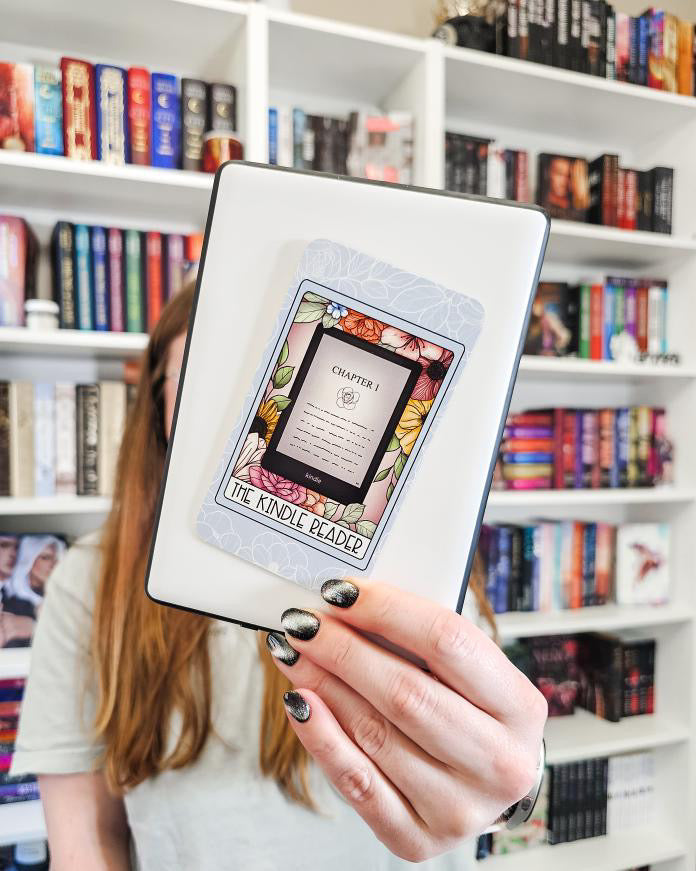 The Kindle Reader Tarot Card
