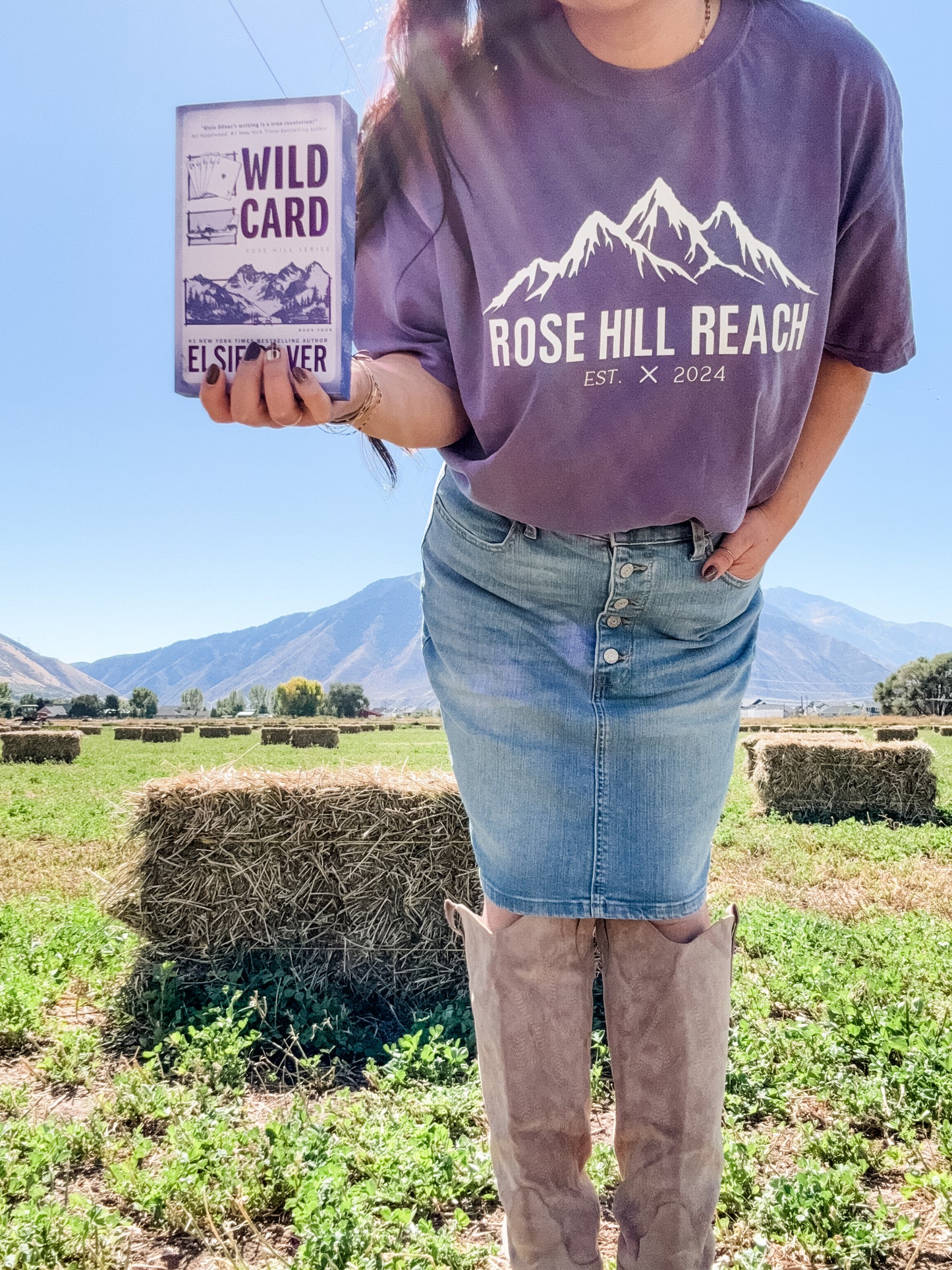 Rose Hill Reach Wild Card by Elsie Silver heavyweight t-shirt