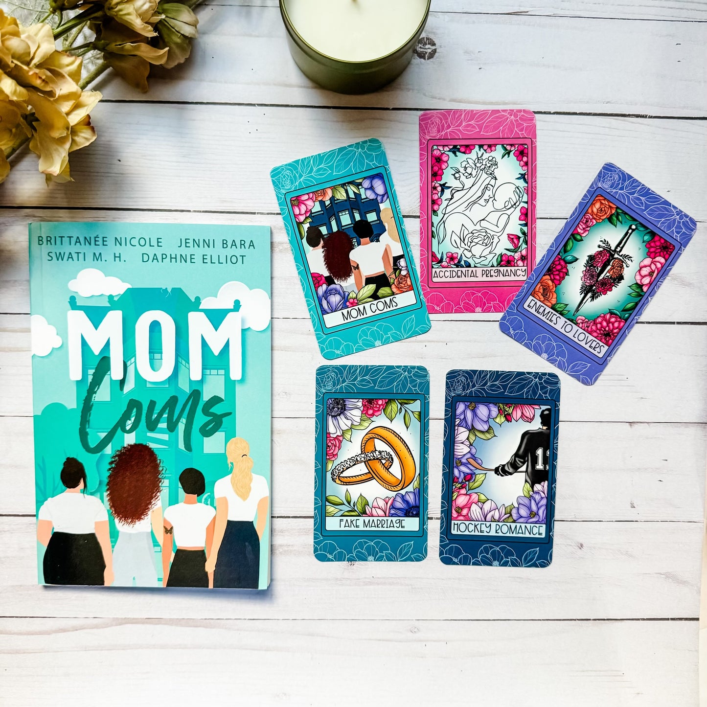 Mom Coms By Brittanée Nicole, Jenni Bara, Swati M. H., & Daphne Elliot Tarot Set