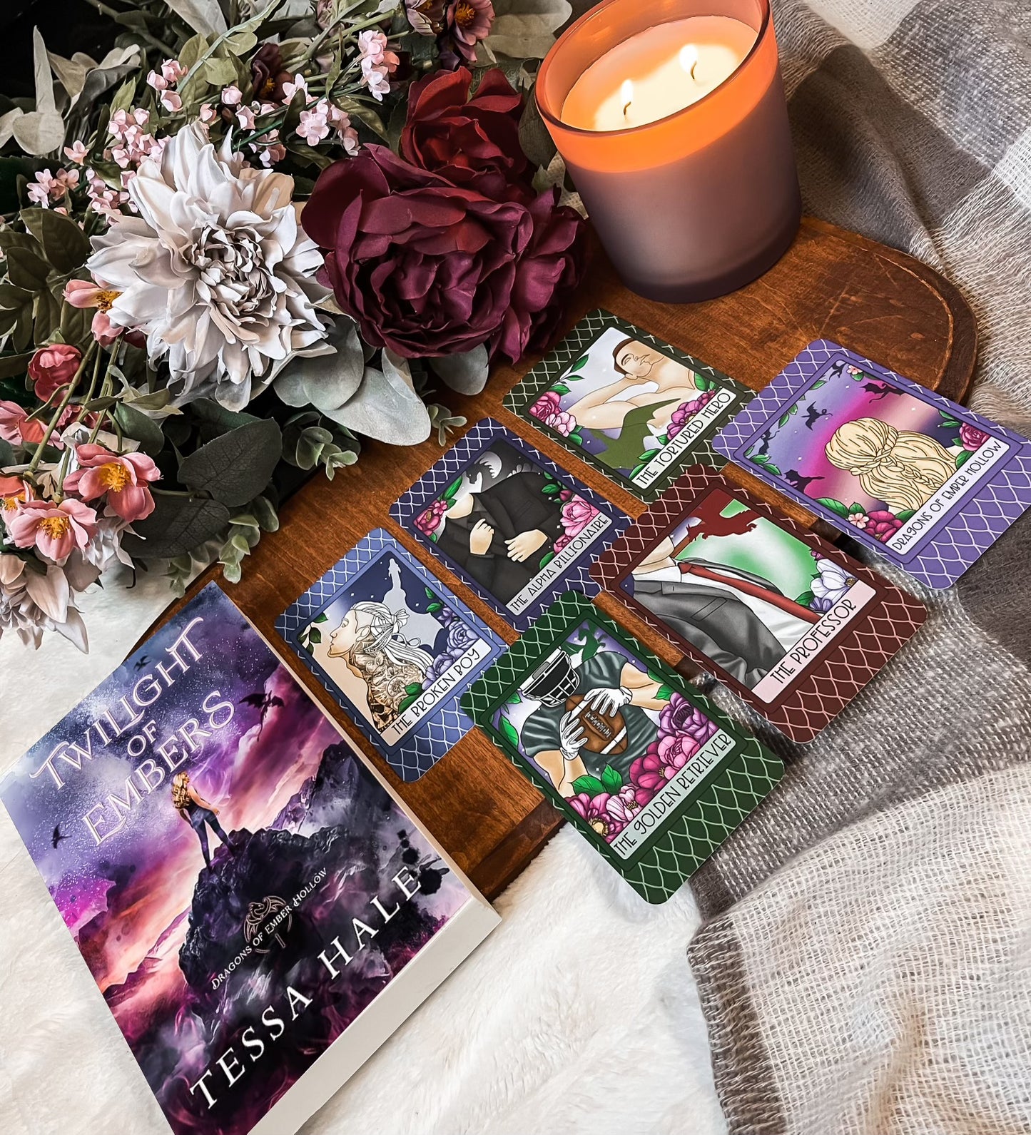 Twilight of Embers by Tessa Hale Tarot Set
