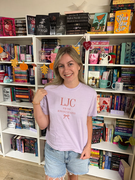 LJC For the Romance Readers heavyweight boxy tee