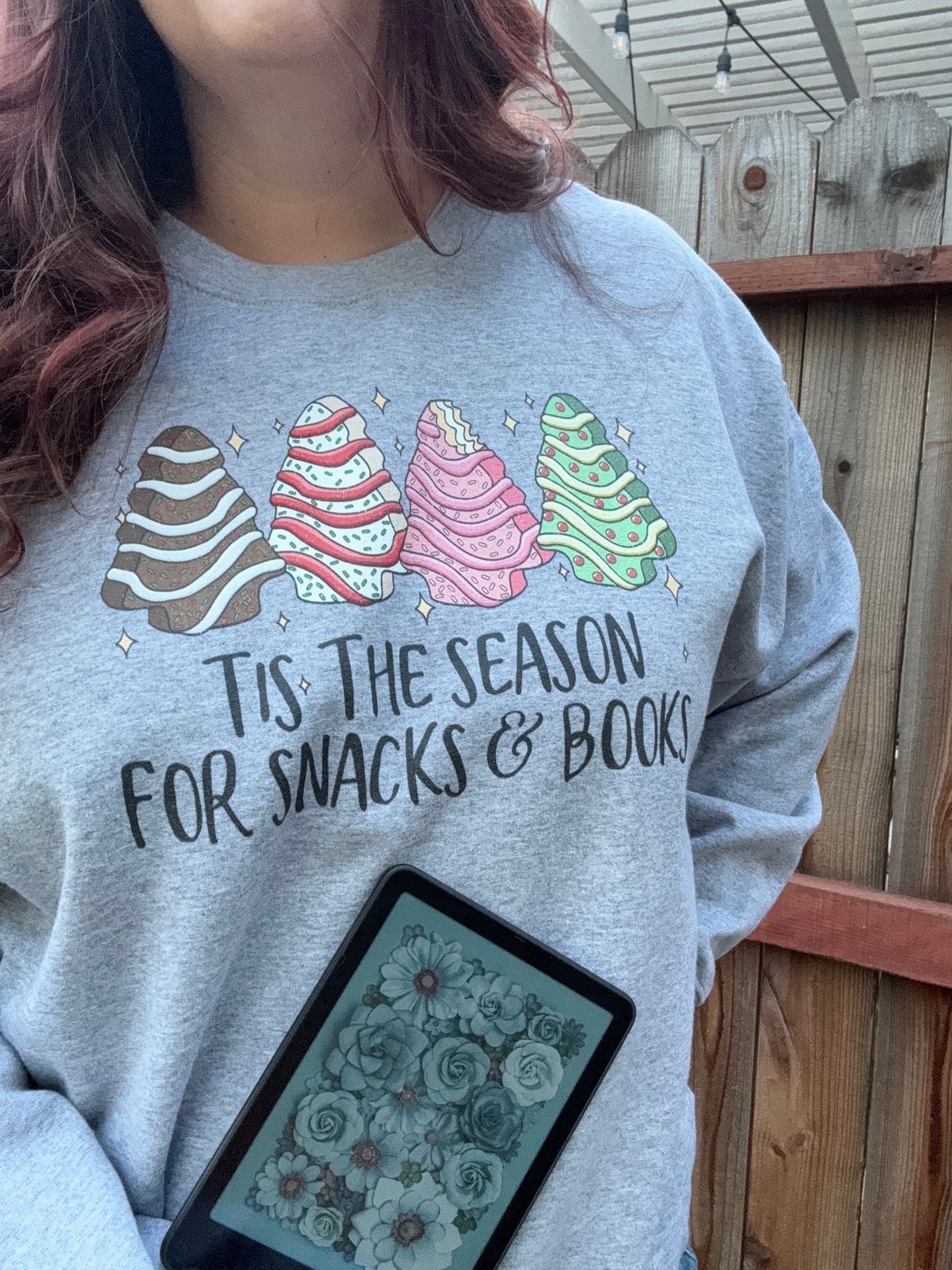Tis the Season for Snacks & Books Sweatshirt