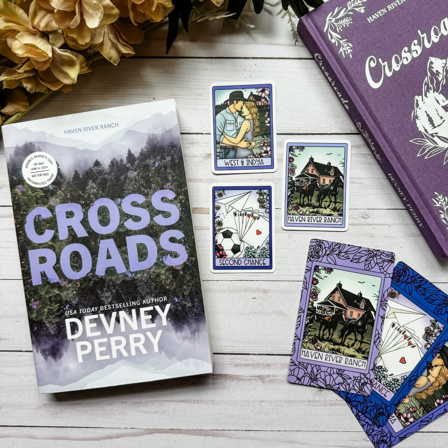 Crossroads by Devney Perry Tarot Sticker Set