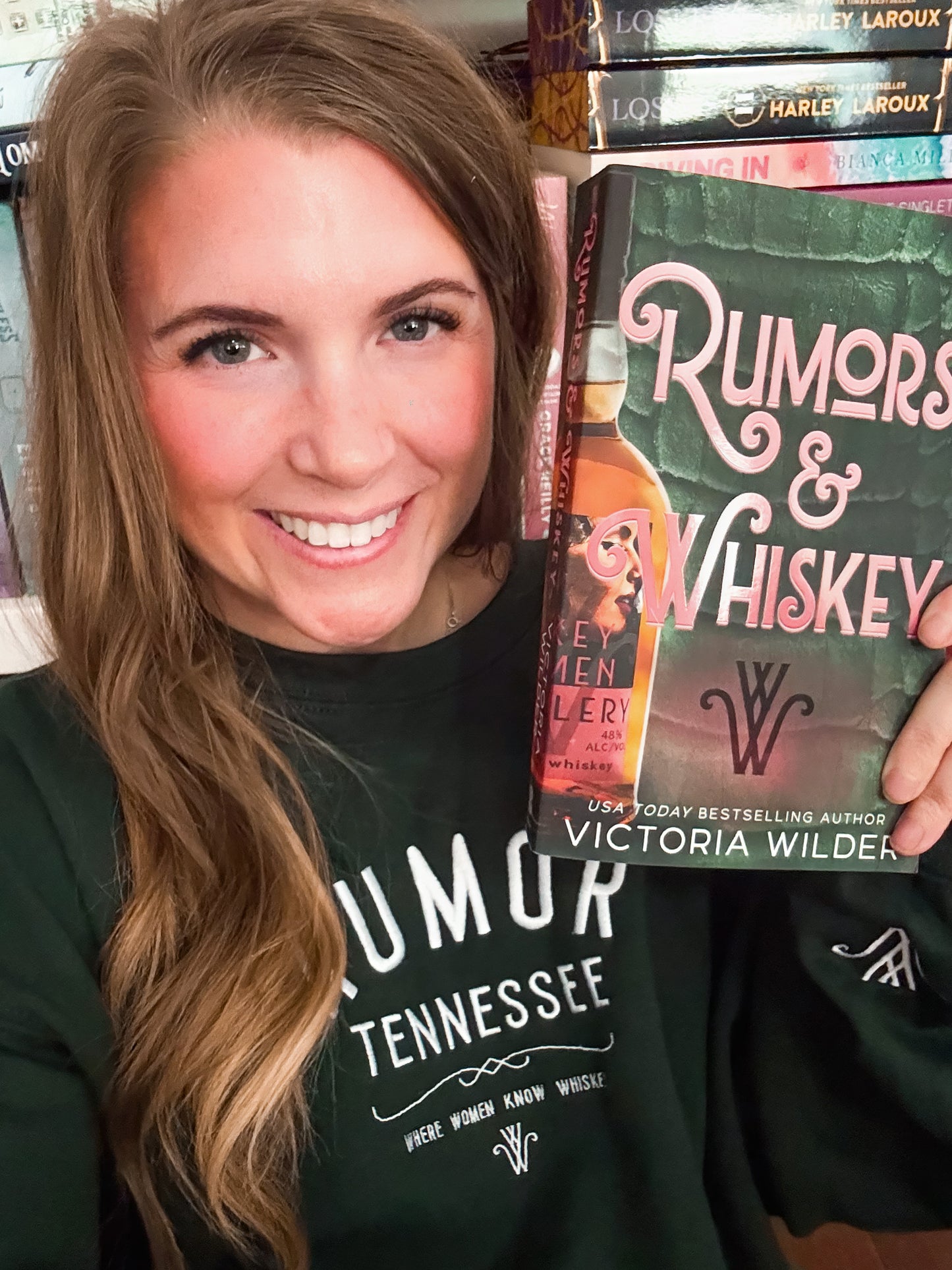 Rumor, Tenessee / Victoria Wilder Embroidered Sweatshirt