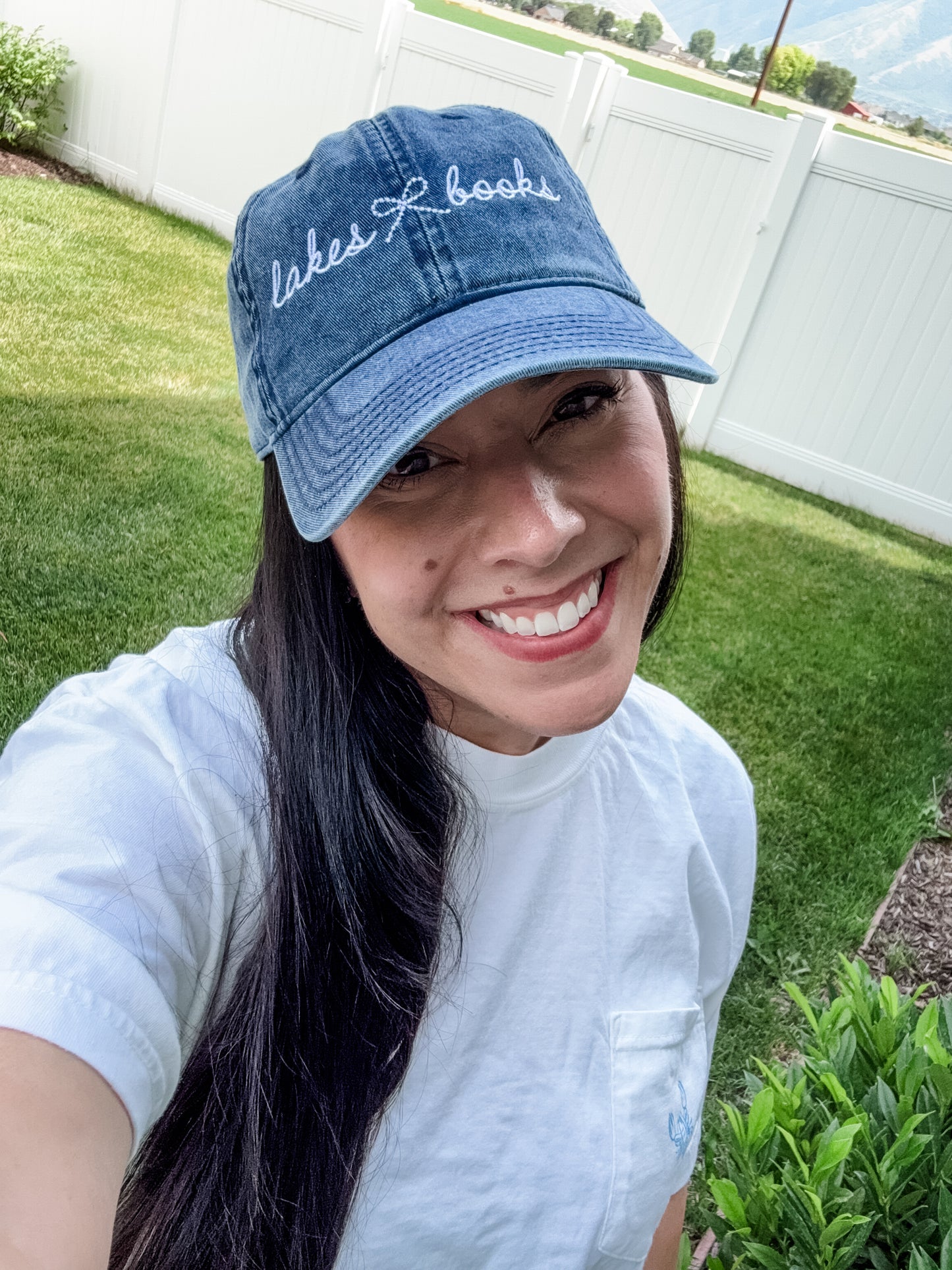 Lakeside Book Club (white) pocket t-shirt