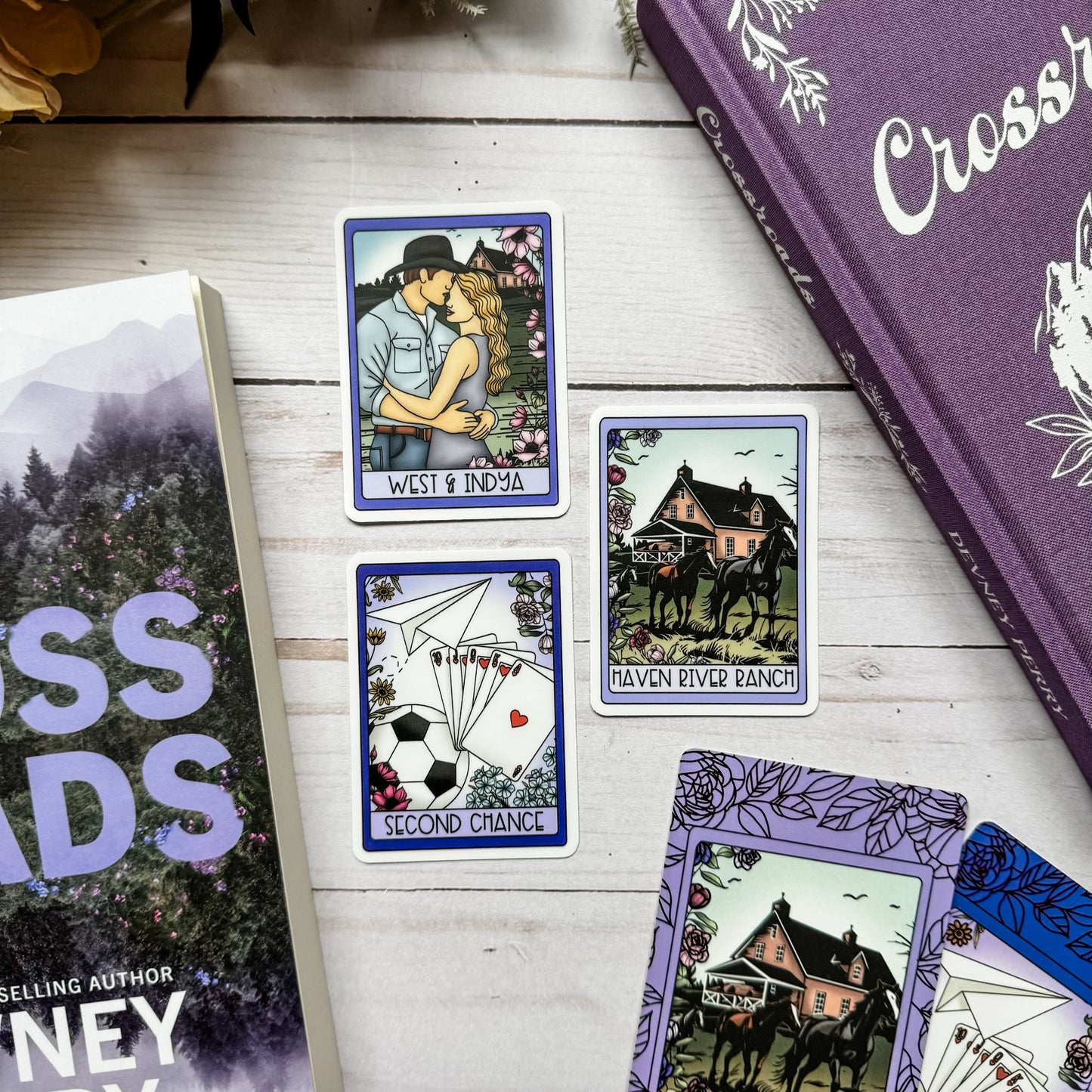 Crossroads by Devney Perry Tarot Sticker Set