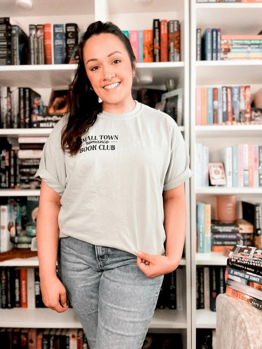 Small Town Romance Book Club heavyweight t-shirt