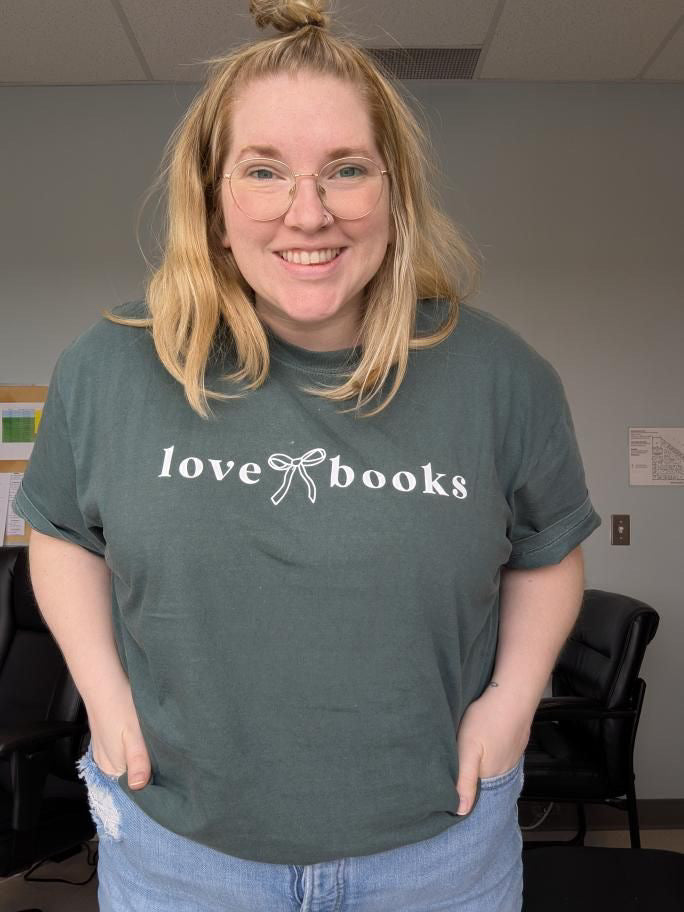 Love π Books heavyweight t-shirt