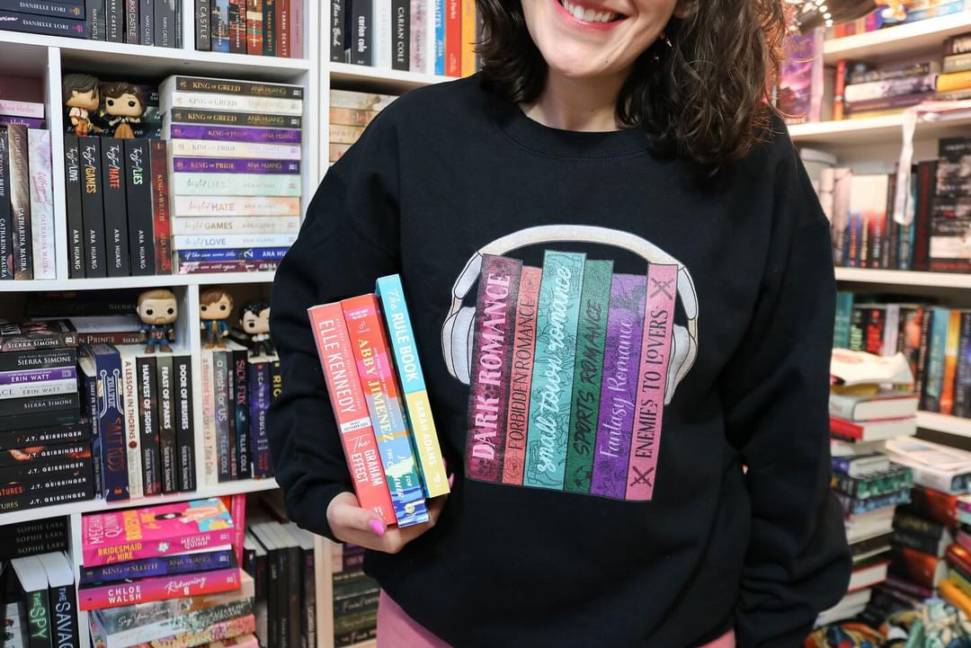 Audio Book Stack Sweatshirt