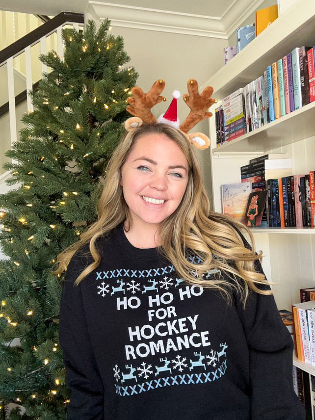 Ho ho ho for Hockey Romance Sweatshirt