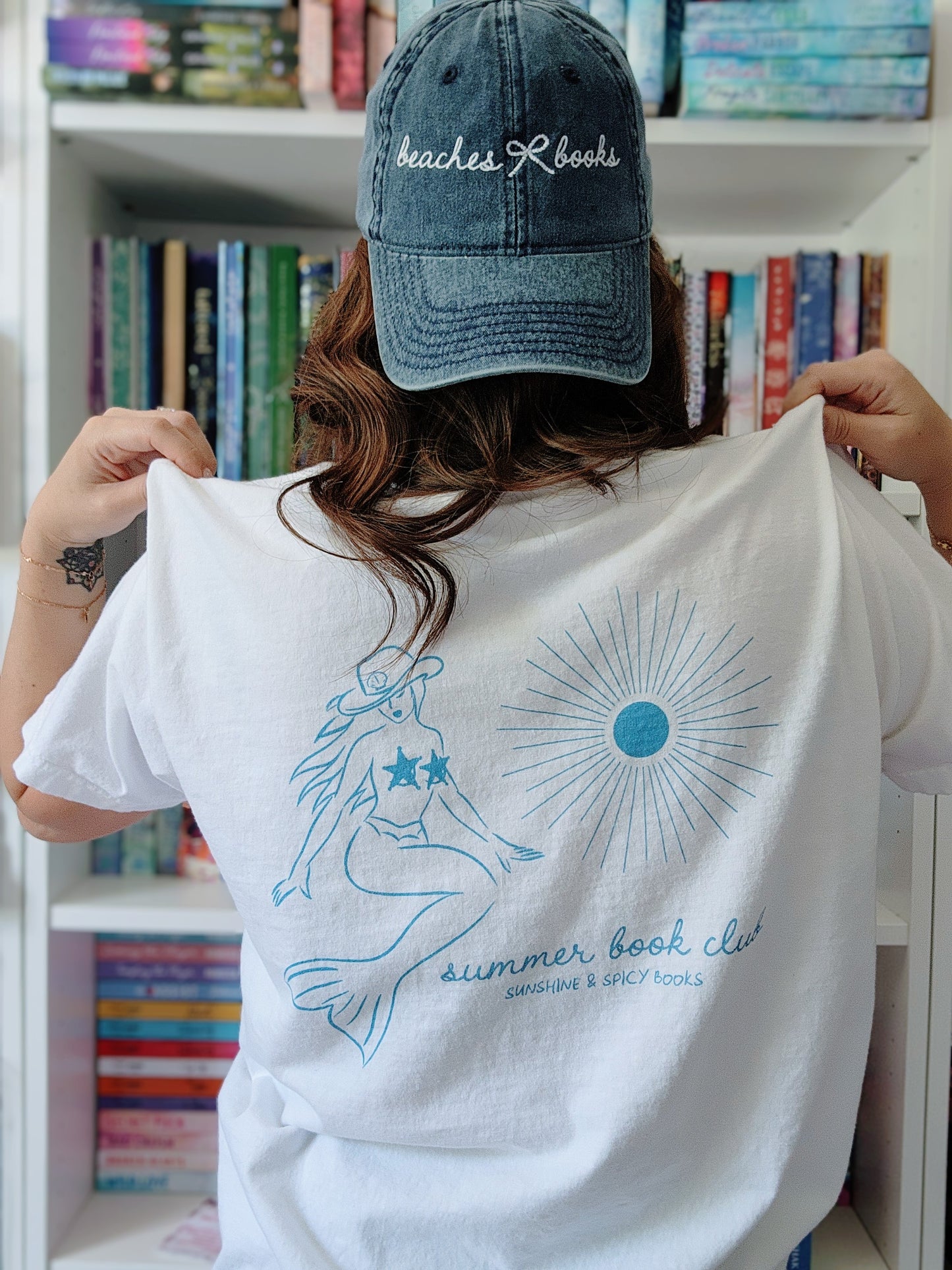 Beaches & Books Navy Vintage Hat