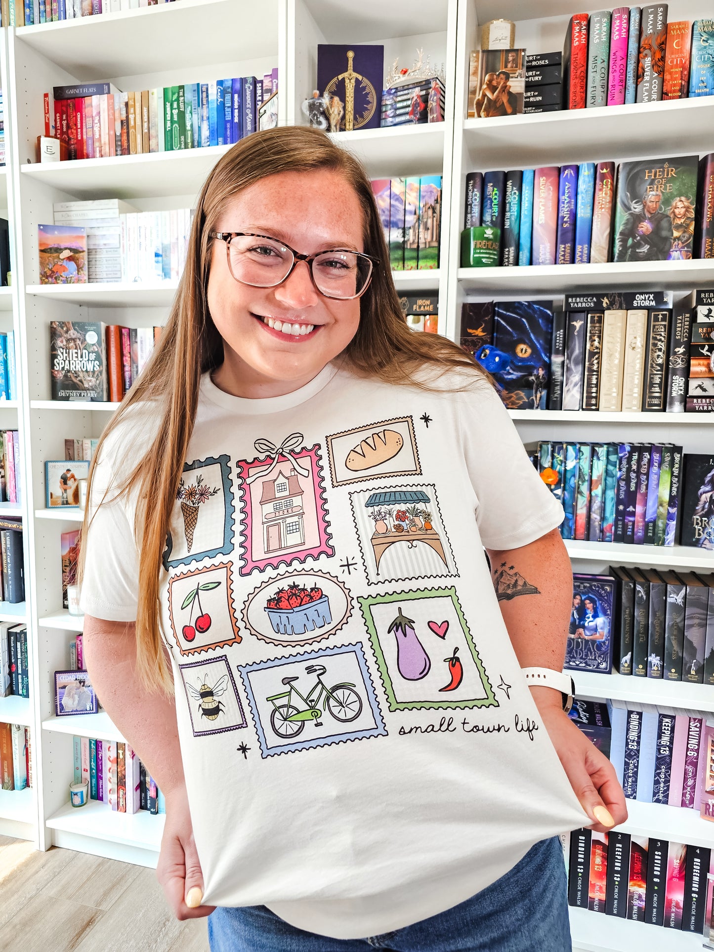 Small Town Postage Stamps t-shirt