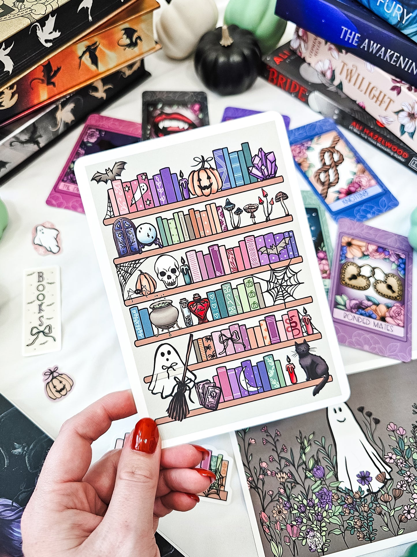 Halloween Postcard / Kindle Insert Set
