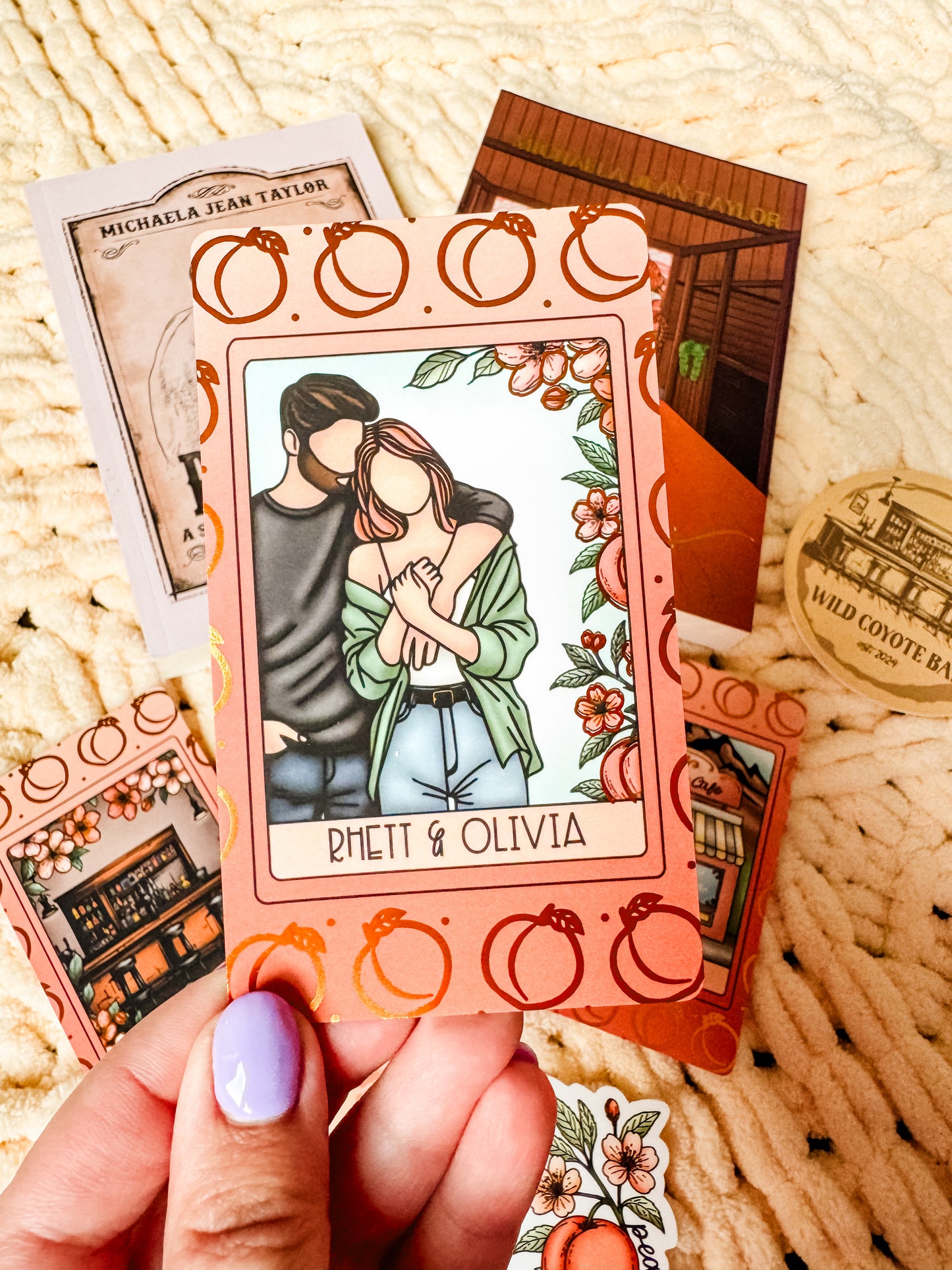 Peaches by Michaela Jean Taylor FOILED Tarot Set (LIMITED EDITION / ONE RUN ONLY)