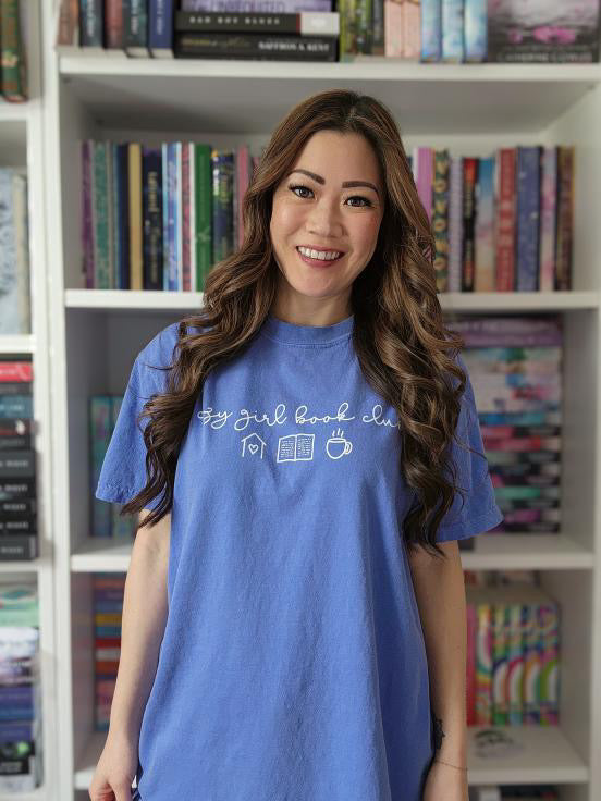 Cozy Girl Book Club heavyweight t-shirt