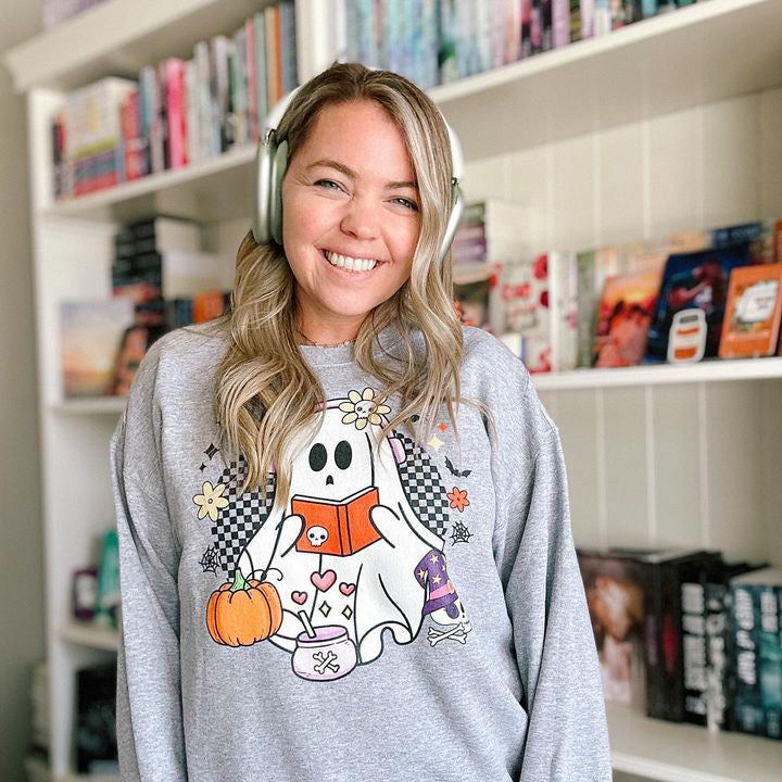 Ghost Audiobook Reader Sweatshirt