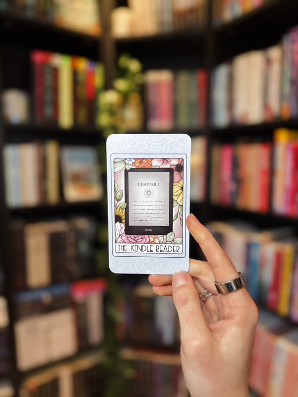 The Kindle Reader Tarot Card