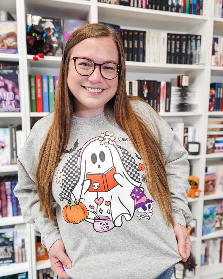 Ghost Audiobook Reader Sweatshirt