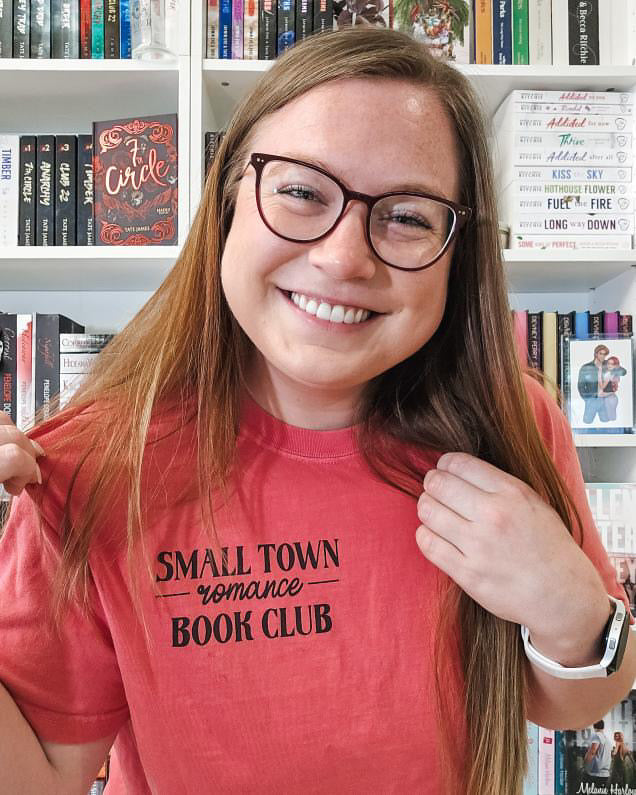 Small Town Romance Book Club heavyweight t-shirt