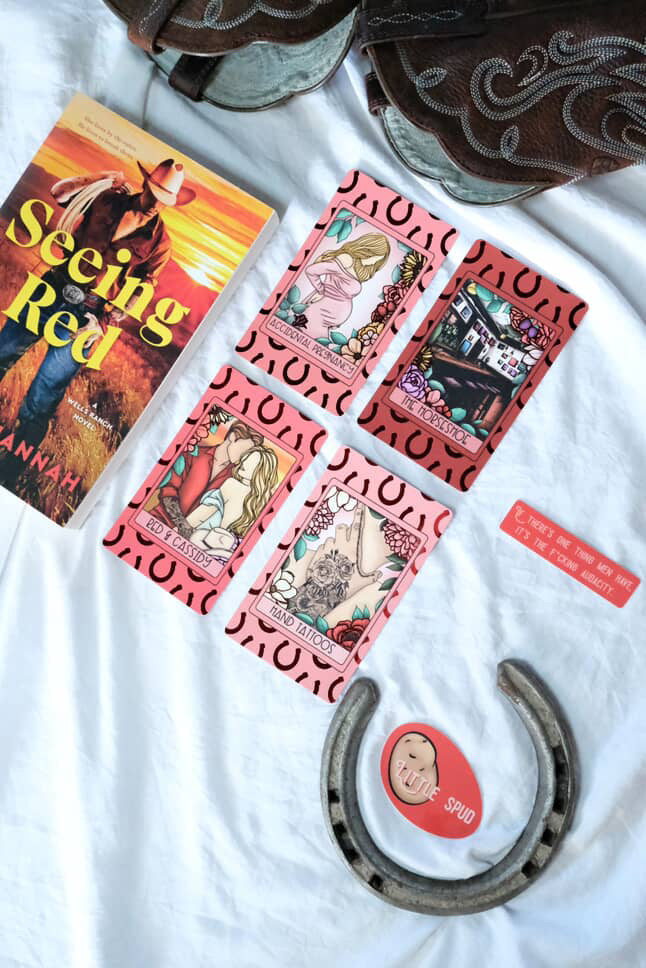 Seeing Red by Bailey Hannah Foiled Tarot Set