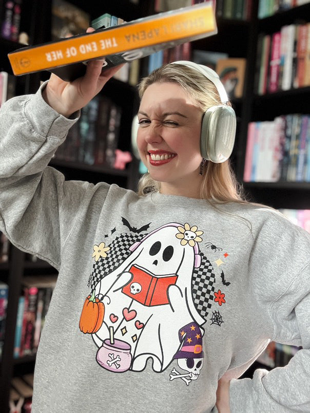 Ghost Audiobook Reader Sweatshirt