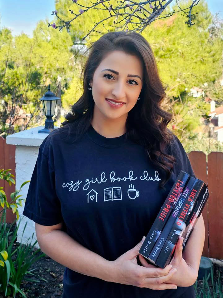Cozy Girl Book Club heavyweight t-shirt