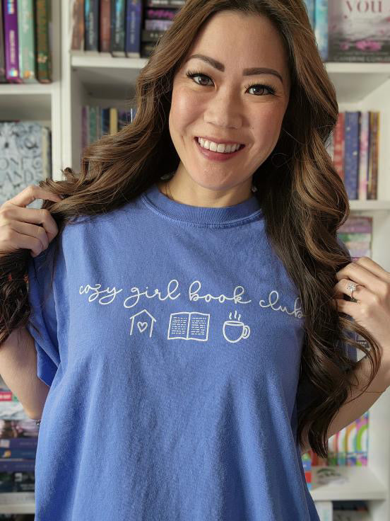 Cozy Girl Book Club heavyweight t-shirt