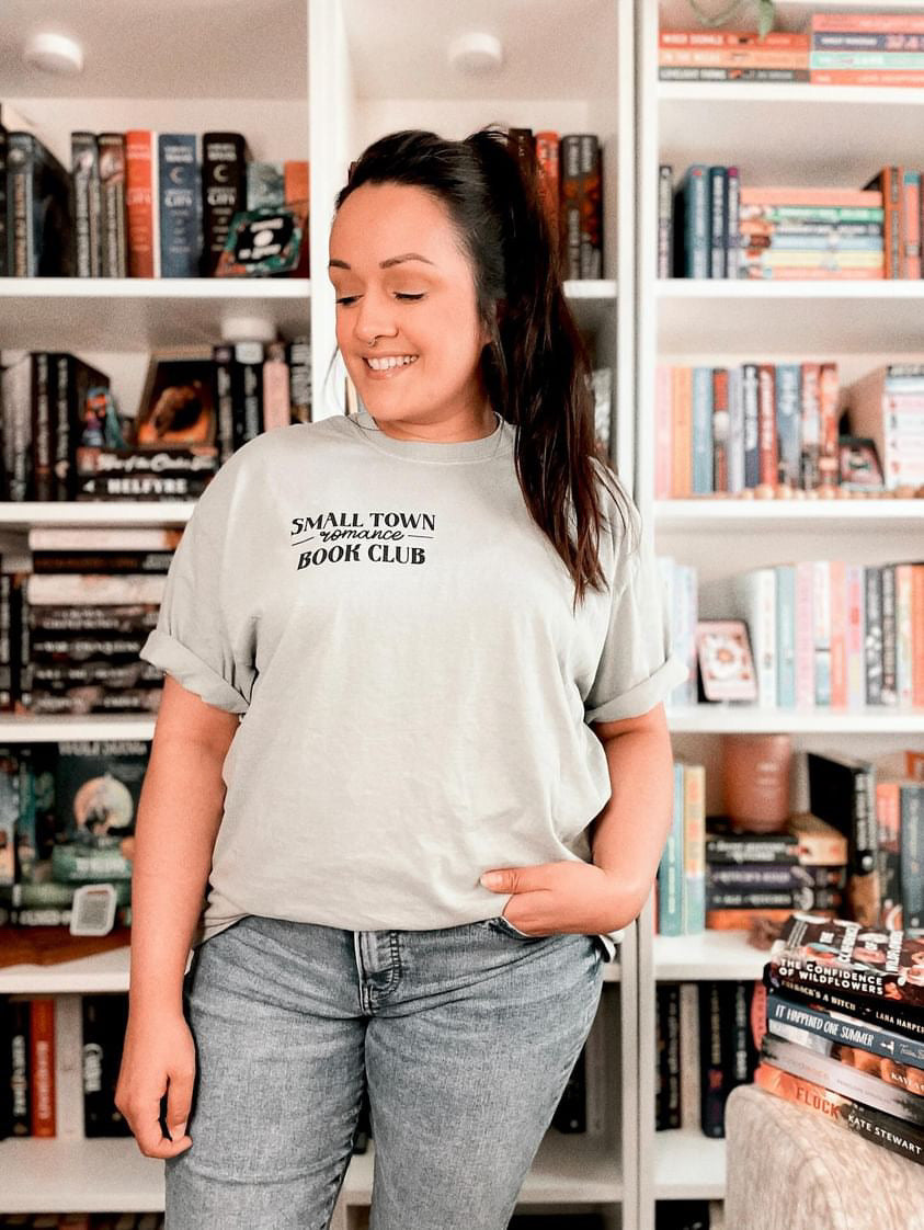 Small Town Romance Book Club heavyweight t-shirt