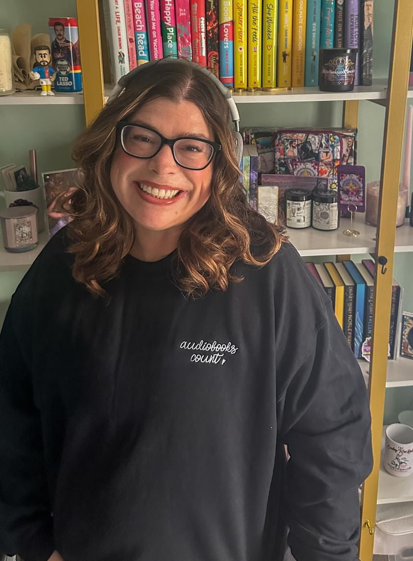 Audiobooks Count Embroidered Sweatshirt