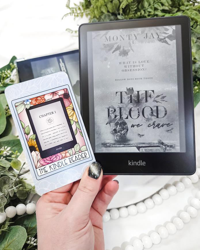 The Kindle Reader Tarot Card