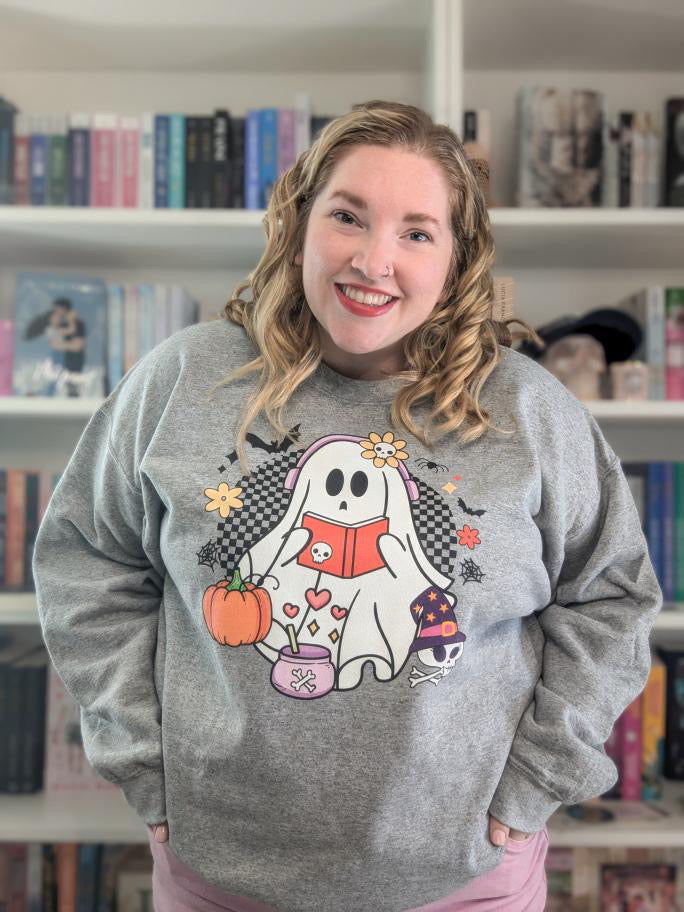 Ghost Audiobook Reader Sweatshirt