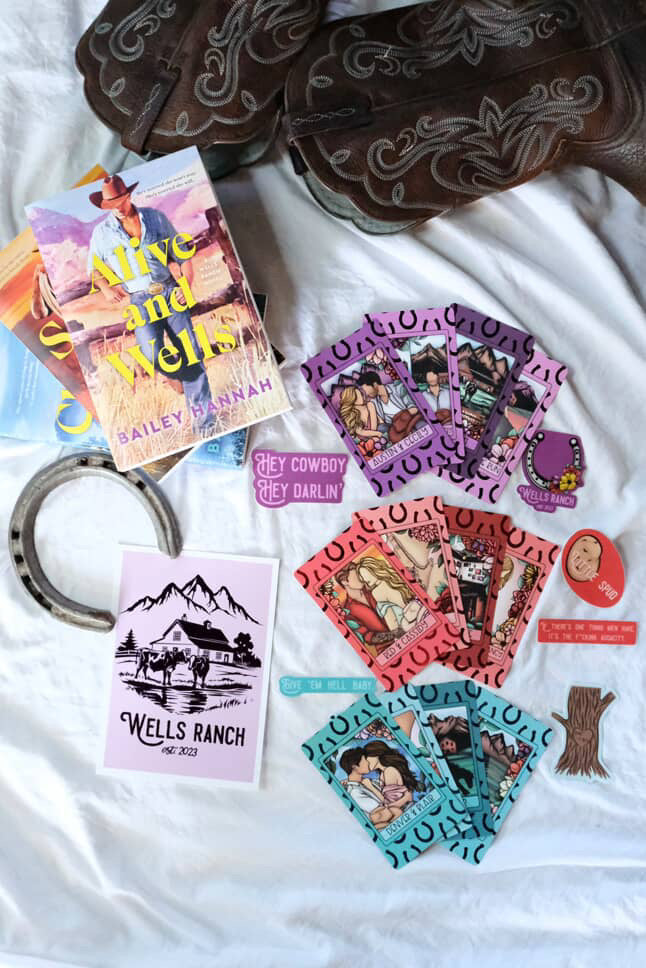 Seeing Red by Bailey Hannah Foiled Tarot Set