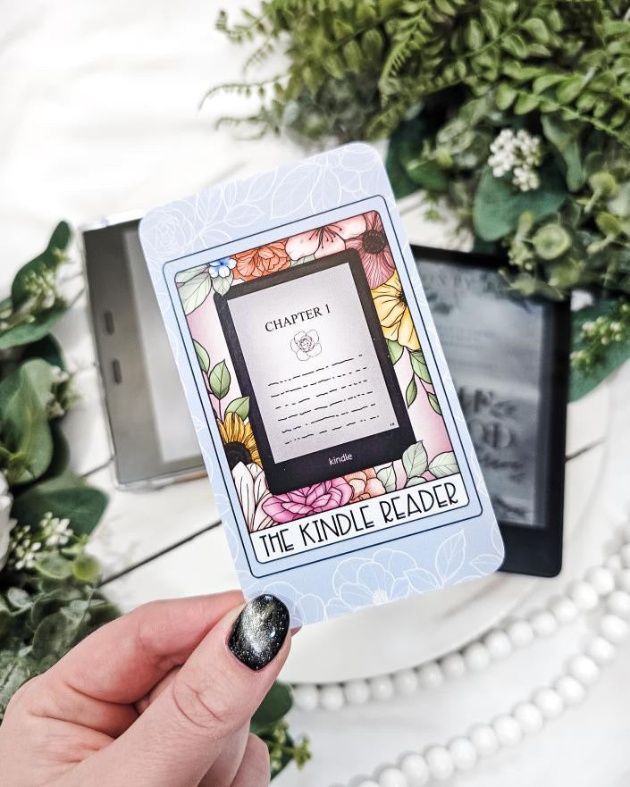 The Kindle Reader Tarot Card
