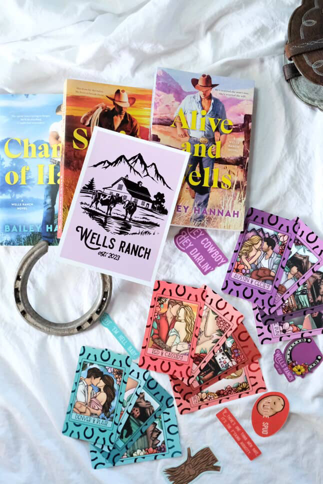 Wells Ranch by Bailey Hannah Foil Postcard