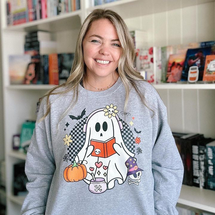 Ghost Audiobook Reader Sweatshirt