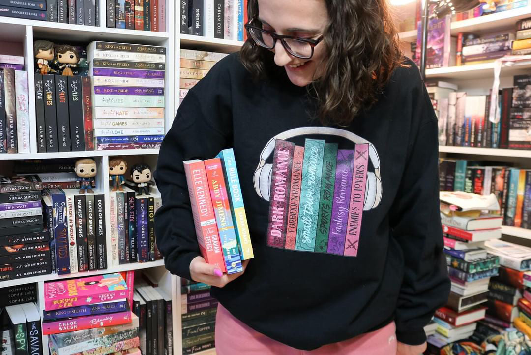 Audio Book Stack Sweatshirt