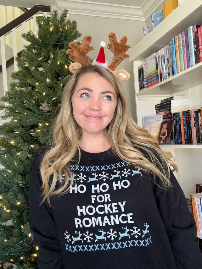 Ho ho ho for Hockey Romance Sweatshirt