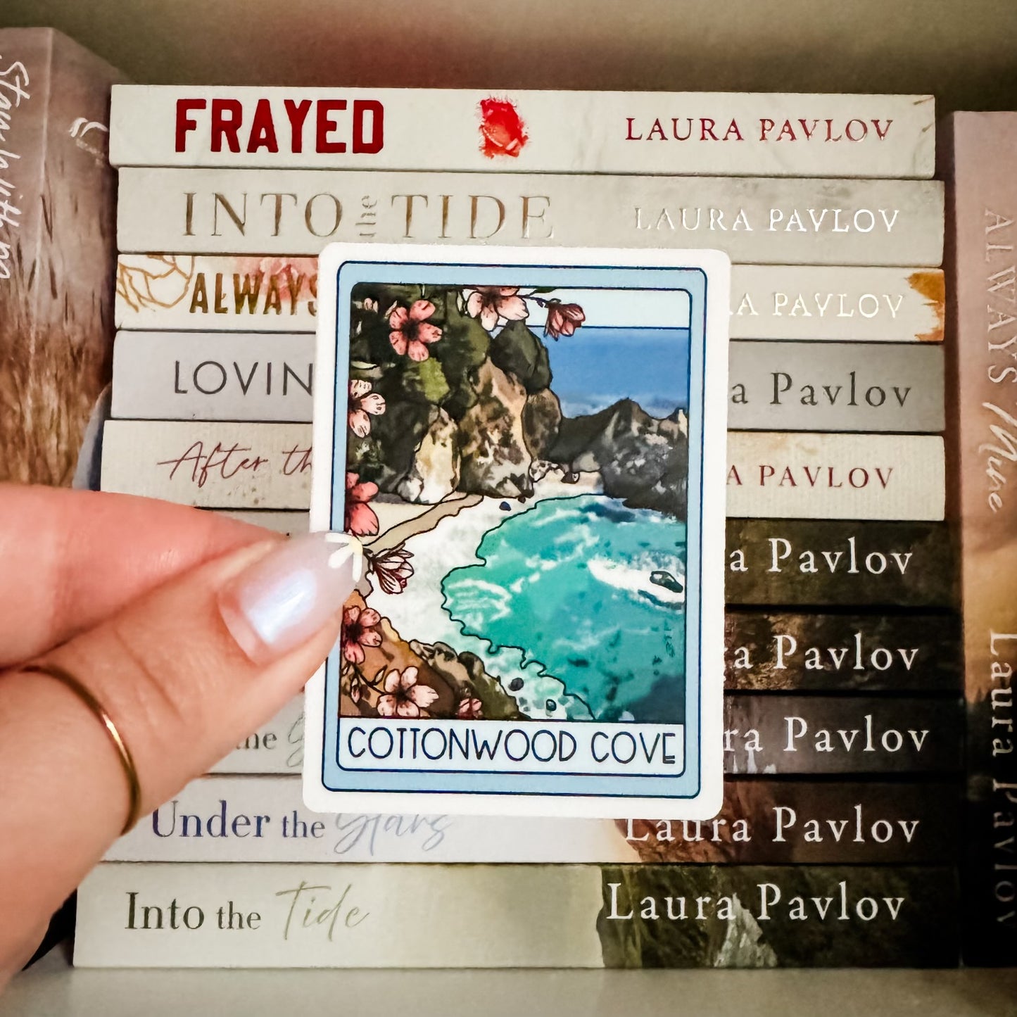 Cottonwood Cove Series by Laura Pavlov Book Locations Sticker Set