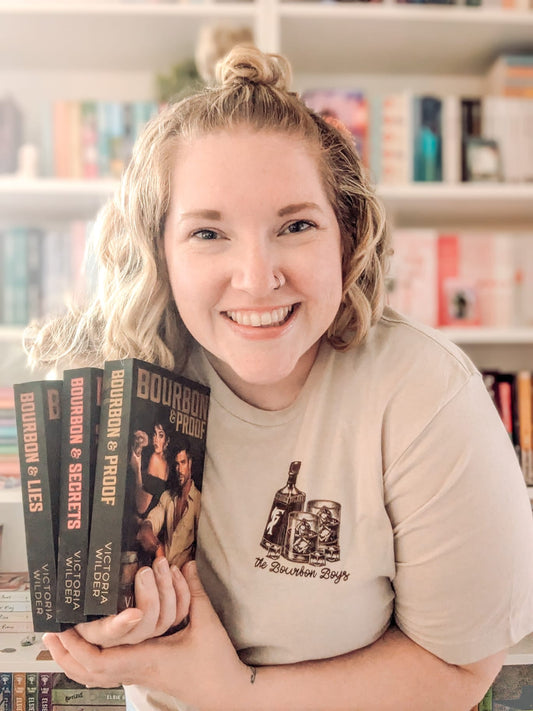 The Bourbon Boys by Victoria Wilder t-shirt
