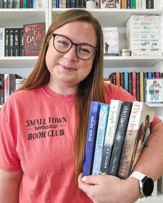 Small Town Romance Book Club heavyweight t-shirt