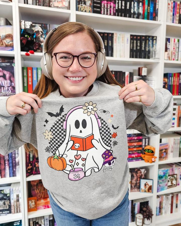 Ghost Audiobook Reader Sweatshirt