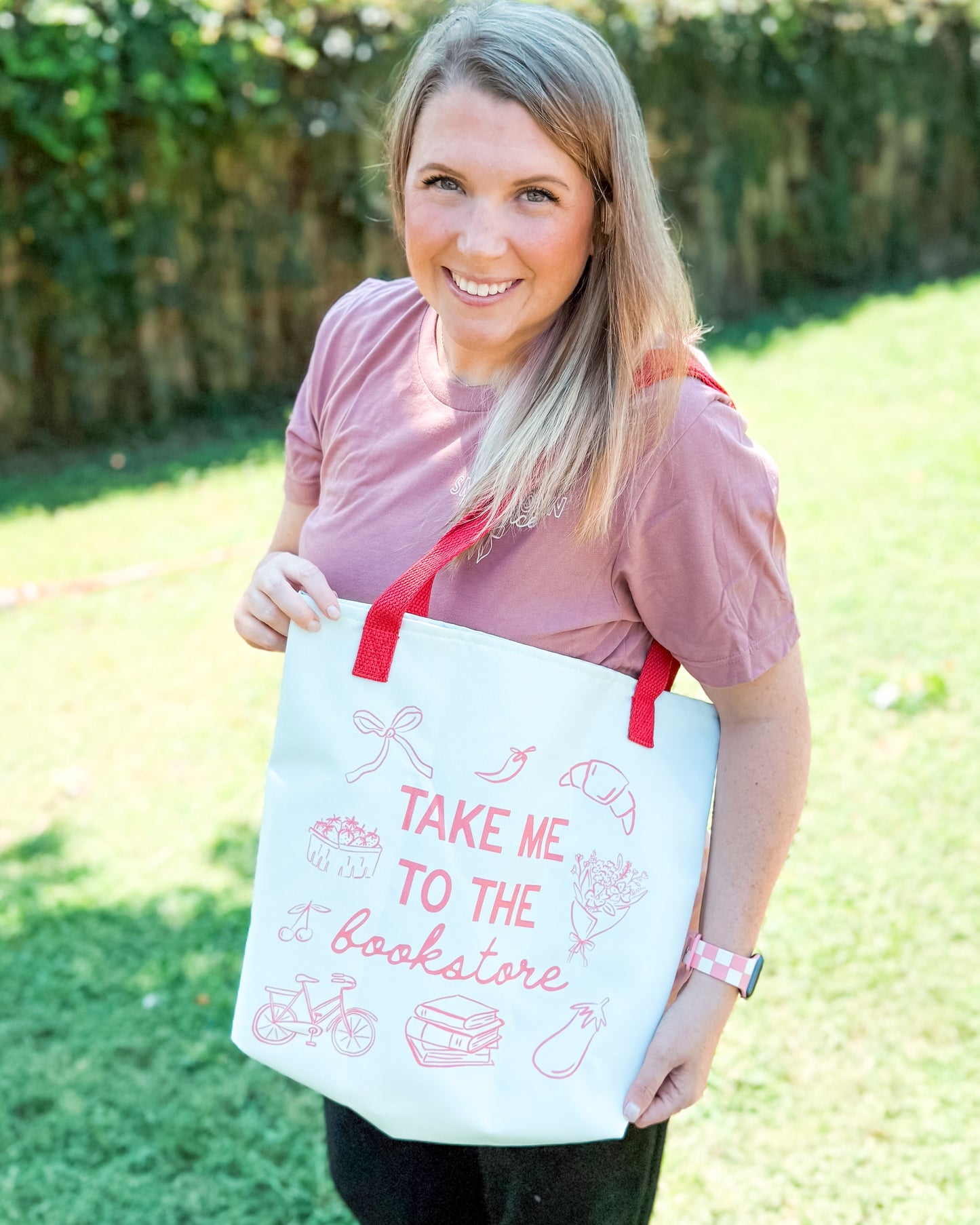 Take Me To The Bookstore Tote bag