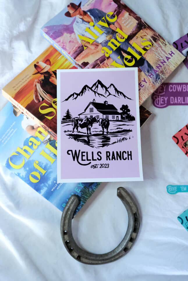 Wells Ranch by Bailey Hannah Foil Postcard