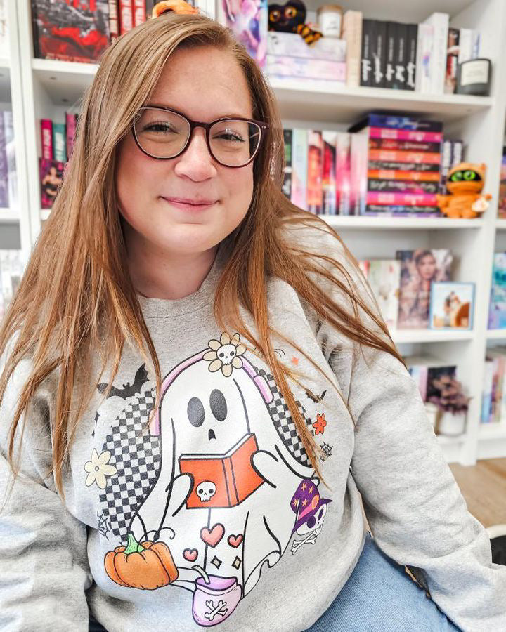 Ghost Audiobook Reader Sweatshirt